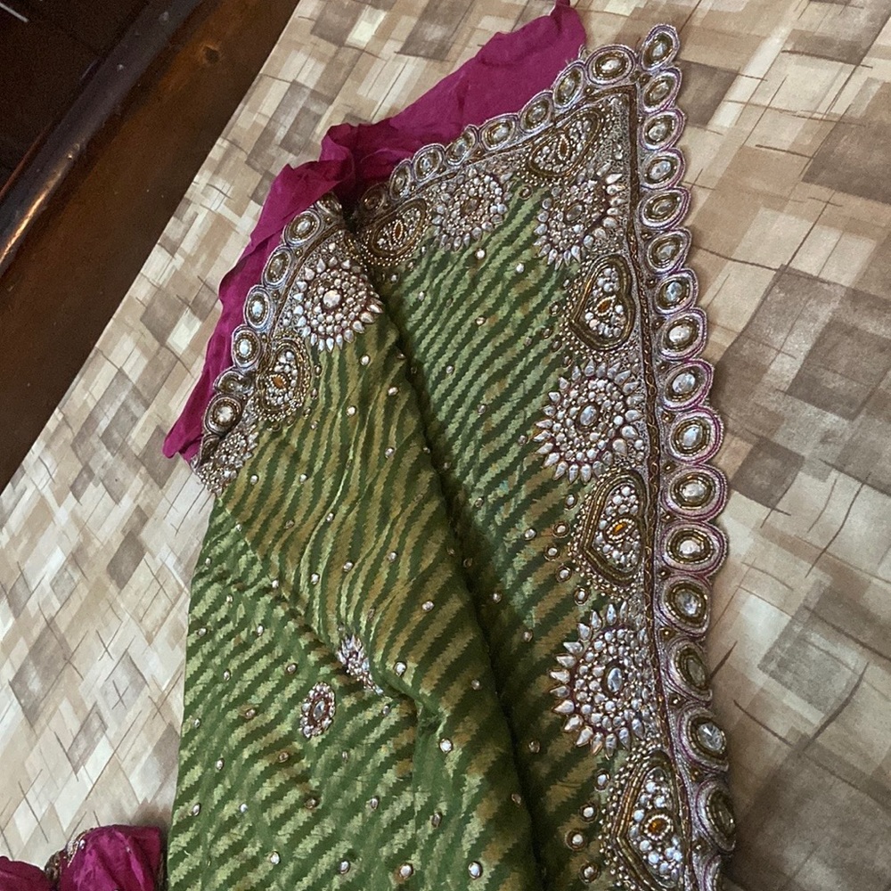 Authentic pure handwork saree - Picture 1 of 5